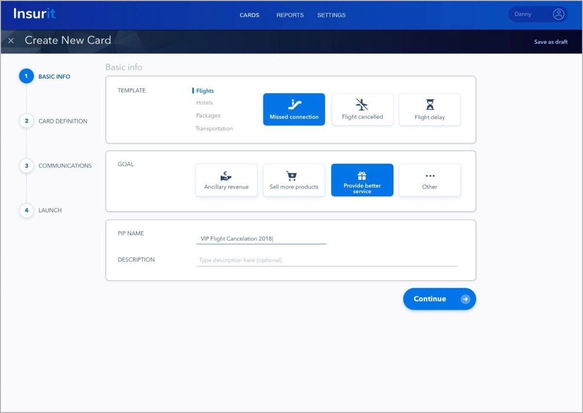 Setoo New card process